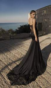 Everyone will be fond of a modish. Gothic Sexy Mermaid Black Wedding Dress Lace Spaghetti Straps Bridal Gown Bride Vestido De Noiva Sereia Casamento Buy At The Price Of 131 00 In Aliexpress Com Imall Com