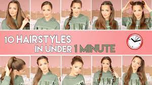 This can be a hot prom high school look for any girl, and at any age. 10 Quick Easy Hairstyle Ideas For Long Hair Back To School Hairstyle Tutorials Peachy Youtube