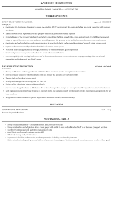 So, let's step through the product manager resume basics and writing tips you should be aware of. Event Production Manager Resume Sample Mintresume