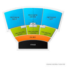 grand sierra theatre 2019 seating chart