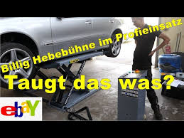 Mit ausgewähltem zubehör können sie jeden parker an ihre individuellen wünsche anpassen. Billig Ebay China Hebebuhne Fur Jede Garage Mal Sehen Youtube