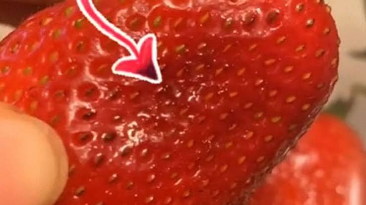 Videos showing 'bugs' crawling out of strawberries might put you off for life - The Mirror