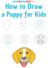 Our beginner guide will walk you through how to draw a dog, plus bonus tips on making your drawing more realistic. How To Draw A Puppy For Kids How To Draw Easy