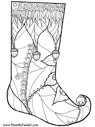 Some easy and some more detailed, some characters and all sweet and fun. Christmas Stocking Coloring Page