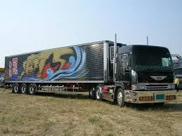 2010 5 2茨城アートトラック連盟チャリティ撮影会るるデブの記録台帳 デコトラ トラック 日野 自動車