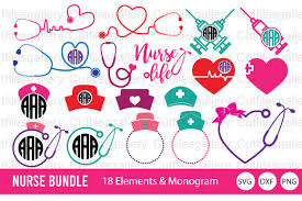 Download Nurse Bundle Stethoscope Graphic By Cutfilesgallery Creative Fabrica PSD Mockup Templates