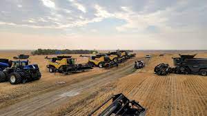 😁🤣** this was a fendt ideal 9 combine that burnt. That S A Wrap 2020 Harvest In The Books Youtube