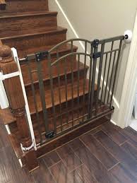2 installation posts 6 brackets for round and square banisters 4 security straps 12 wood screws (optional use). Cunina 1 Pcs Stair Fit 36 Inch Baby Gate Buy Online In El Salvador At Desertcart