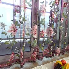 Romantisch Tull Tur Fenster Blumenmuster Vorhang Dransein Panel Home Dekore Neu Mobel Wohnen Rollos Gardinen V Drapes Curtains Home Textile Window Room
