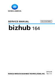 Use the links on this page to download the latest version of konica minolta 164 drivers. Konica Minolta Bizhub 164 Sm Service Manual Download Schematics Eeprom Repair Info For Electronics Experts