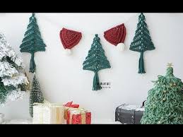 Macrame Diy Macrame Christmastree Tutorial 32 Youtube In 2020 Macrame Diy Christmas Crafts Crafts