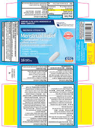 Of california health & safety code section 25249.6 Menstrual Relief Maximum Strength Acetaminophen Caffeine Pyrilamine Maleate Tablet Film Coated