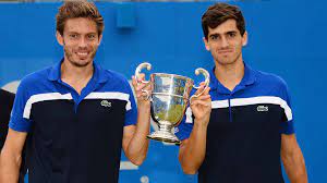 La paire française élimine jack sock et vasek pospisil et est toujours en lice. Mahut Herbert Defend Queen S Title Atp Tour Tennis