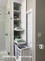 Great Diy Bathroom Towel Storage Ideas 1 Bathroom Storage Solutions Bathroom Remodel Master Bathrooms Remodel