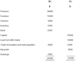balance sheet and income statement solved examples example disclosure notes to financial statements