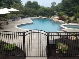 Fencing Pool Design Ideas Pictures Remodel And Decor Patio Fence Fence Around Pool Backyard Pool
