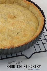 Make perfect shortcrust pastry every time with our easy recipe. How To Make Shortcrust Pastry Baking 101 Easy Recipe Recipe Shortcrust Pastry Recipes Pastry Recipes Low Carb Recipes Dessert