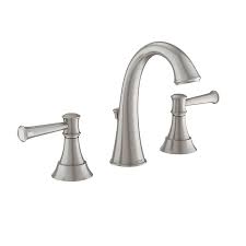 With a range of models and styles, design: Moen Ashville Spot Resist Brushed Nickel Microban 2 Handle Widespread Watersense Bathroom Faucet Drain Included In The Bathroom Sink Faucets Department At Lowes Com