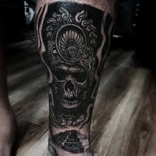 105 Symbolic Mayan Tattoo Designs Fusing Ancient Art With Modern Tattoos Check More At Http Tattoo Jou Mayan Tattoos Modern Tattoos Tribal Tattoos For Men