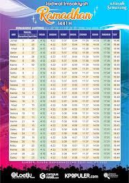 Adapun acuan jadwal imsakiyah dari nu berasal dari mabims/kementerian agama ri. Download Jadwal Imsakiyah Ramadhan 1441 H 2020 M Semarang Dan Kota Lain Di Indonesia Campusnesia Co Id