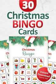 Bingo Holiday Free Bingo Games Printable Christmas Bingo Holiday Bingo Game For Christmas Party Winter Bingo Cards Instant Download Printable Christmas Bingo Cards Christmas Bingo Cards Printable Christmas Games