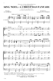 Sing Noel A Christmas Fanfare Satb By Alt J W Pepper Sheet Music