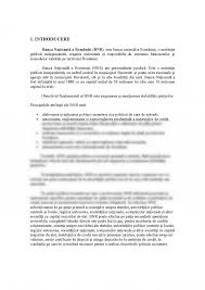 Rezultat al gandirii economice liberale romanesti, dominate de ideea realizarii unui sistem de credit. Referat Banca Nationala A Romaniei 381368 Graduo