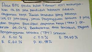 Osk Ekonomi 2018 Mudah Dan Cepat Tingkat Pengangguran Terbuka Youtube