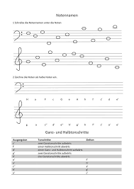 Quicktipp 3 tastatur notenlinien zum ausdrucken der. Notennamen Ganz Und Halbtonschritte Klaviertastatur Unterrichtsmaterial Im Fach Musik Klaviernoten Lernen Musik Lernen Musik