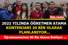 Meb 2021 öğretmen atama takvimi. 2021 Ogretmen Atama Kontenjani 20 Bin Olacak