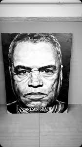 Honored to have Anthony do this masterpiece of the Great Carlson Gracie.  Know your lineage!