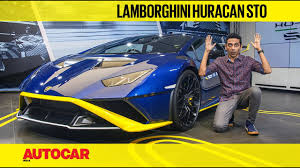 The huracán revealed via online in december 2013, then made its worldwide debut at the 2014 geneva auto show. Lamborghini Huracan Sto Walkaround A Huracan Dialed Up To 11 First Look Autocar India Youtube