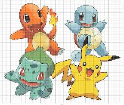Check spelling or type a new query. Basic Pokemon Pokemon Cross Stitch Pokemon Cross Stitch Patterns Pikachu Cross Stitch