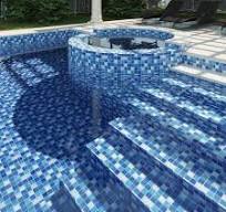 Blue Swimming Pool Mosaic Tile