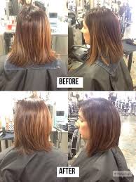 In fact, since it completely seals off the hair shaft, she says. Brazilian Blowout Before And After On Thick Coarse Hair Permed Hairstyles Coarse Hair Thick Coarse Hair