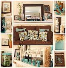 My Personal Coastal Decor Love How It All Turned Out Beach Theme Living Room Dream Home Design Brown Sofa Living Room