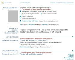 Cv format pick the right format for your situation. Europass Free Cv And Resume Templates 2021 Do Your Self