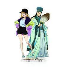 Paripi Koumei Party People Koumei Zhuge Kongming Eiko Tsukimi acrylic stand  figure model plate holder cake topper anime - AliExpress