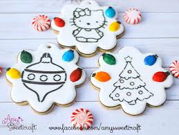 Christmas Paint Your Own Cookies Cookie Decorating Christmas Cookies Decorated Christmas Sugar Cookies