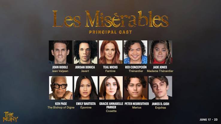 The Muny Announces Principal Cast for Season-Opening Production of 'Les  Misérables' - The Muny