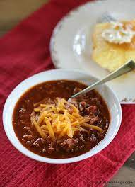 Cindy S Not Too Spicy Chili Joyful Scribblings Recipe Beef Recipes Spicy Chili Recipes