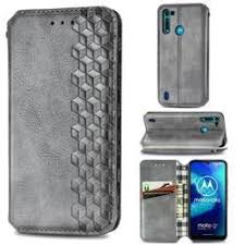 Ultra Slim Fashion Business Card Magnetic Automatic Suction Leather Flip Cover For Motorola Moto G8 Power Lite Grey Motorola Moto G8 Power Lite Cases Guud In 2020 Fashion