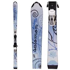 Salomon Amber 500 Skis Bindings Womens Used 2008