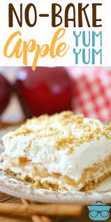 No Bake Apple Yum Yum Recipe Layered Desserts Baking Dessert Recipes