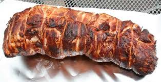 Putenbrust Mit Krauterfullung Im Speckmantel A La Gaumen Knall Rollbraten Putenrollbraten Rollbraten Rezept