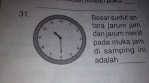 Gambar gambar jam dinding tanpa jarum hd paling baru download now 6. Besar Sudut Antara Jarum Jam Dan Jarum Menit Pada Muka Jam Di Samping Ini Adalah Brainly Co Id