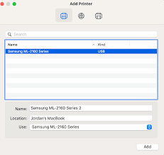 # # list of usb id's # # maintained by stephen j. Big Sur Samsung Ml 2160 Printer Apple Community