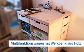 Gut erhalten,die klebestreifen sind nur zum zuhalten werkbank mit schubladen, alt, massiv und schwer,1,50m l,91 cm h, alte werkbank aus holz und. Multifunktionswagen Mit Werkbank Aus Holz Plattenzuschnitt24 De Blog