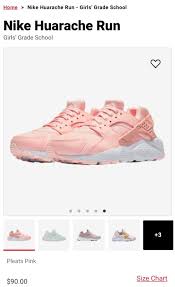 Pleats Pink Nike Huarache