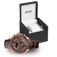 Hugo Boss 1513093 Driver Chrono Herrenuhr In Braun Und Rosegold Uhren Herren Herrenuhren Rosegold